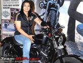 First woman to buy a Harley in India